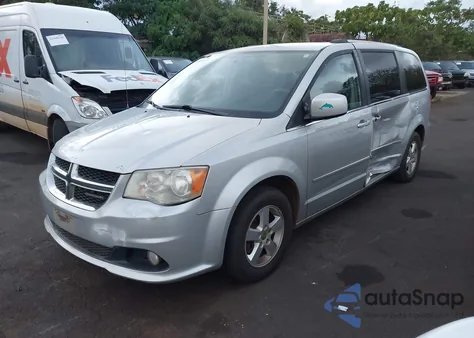 2011 Dodge Grand Caravan Crew из США, поврежденный, VIN 2D4RN5DG6BR720900